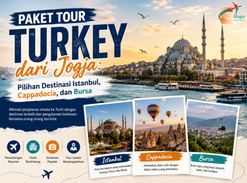 Paket Tour Turkey dari Jogja: Pilihan Destinasi Istanbul, Cappadocia, dan Bursa