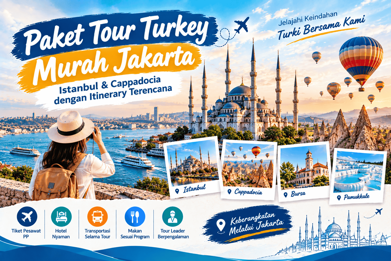 Paket Tour Turkey Murah Jakarta: Pilihan Wisata Turki dengan Itinerary Terencana